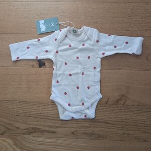 Nature Baby Raspberry Print Baby Onesie Bodysuit